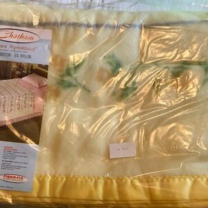 Chatham Yellow Floral Blanket